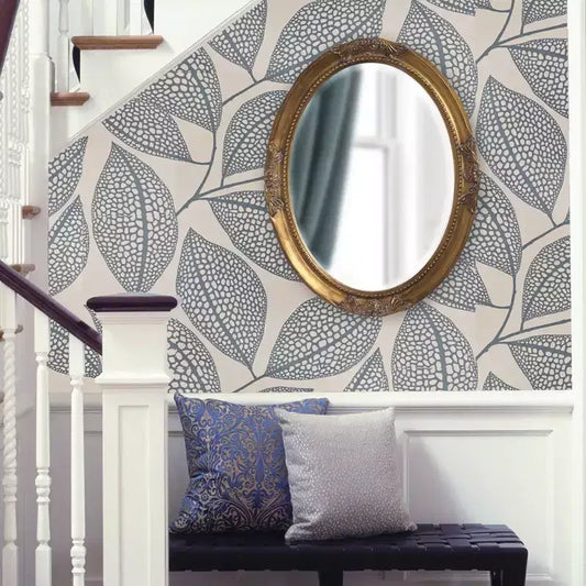 Specchio da parete e da bagno rettangolare 42"x30" con cornice in ferro e ardesia: stile moderno, nessun assemblaggio, montaggio a parete