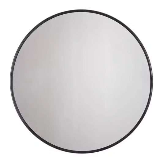 Brewster Adelina Black Circular Mirror