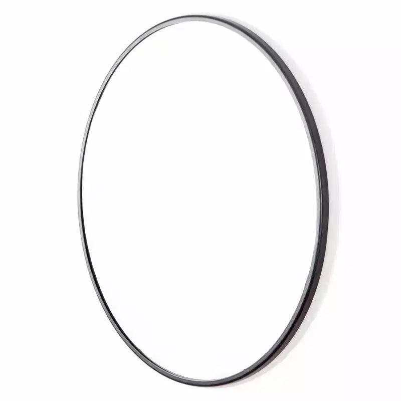 Specchio rotondo Brewster Adelina nero