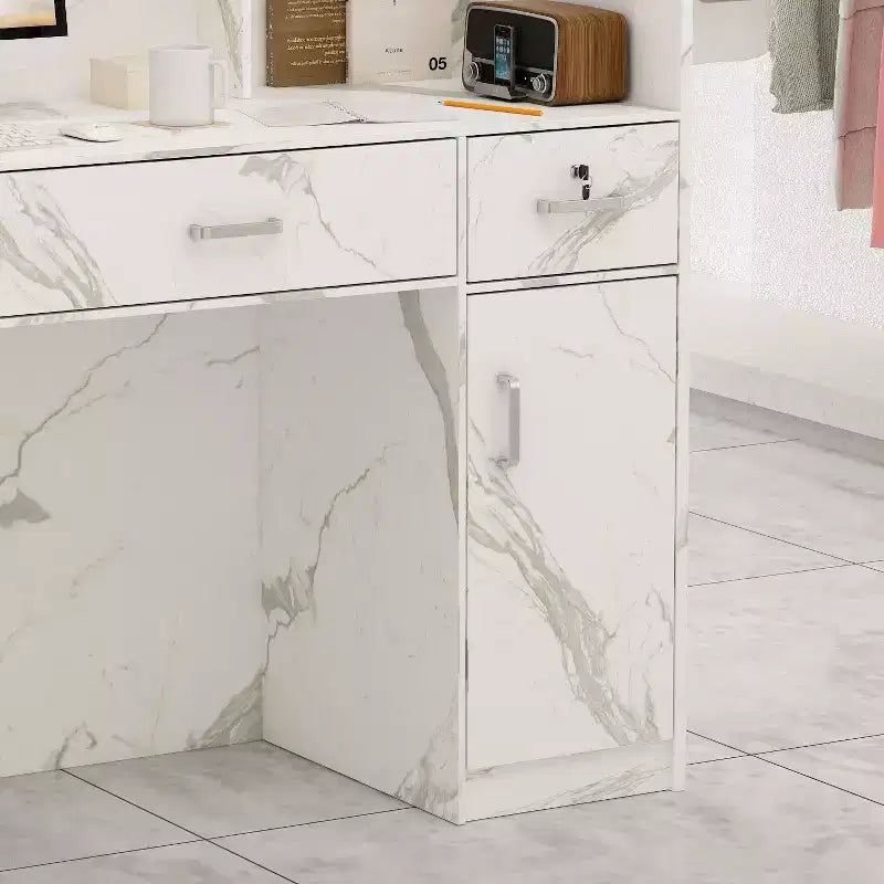 Bancone reception a L Famapy Scrivania di benvenuto multifunzionale Workstation