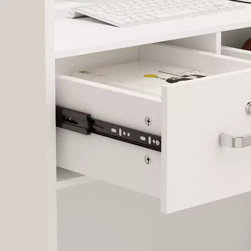 Bancone reception a L Famapy Scrivania di benvenuto multifunzionale Workstation
