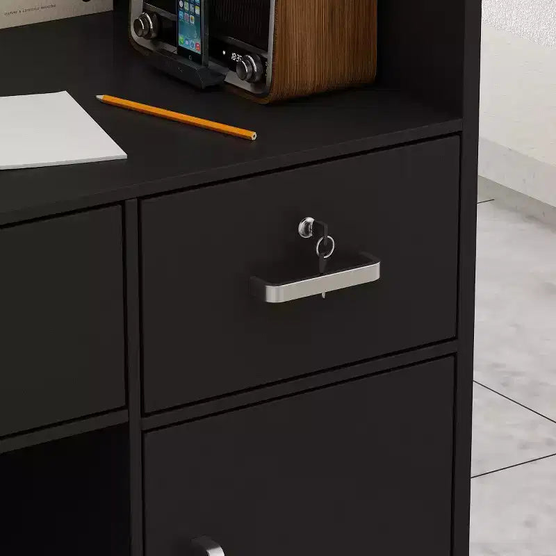 Bancone reception a L Famapy Scrivania di benvenuto multifunzionale Workstation