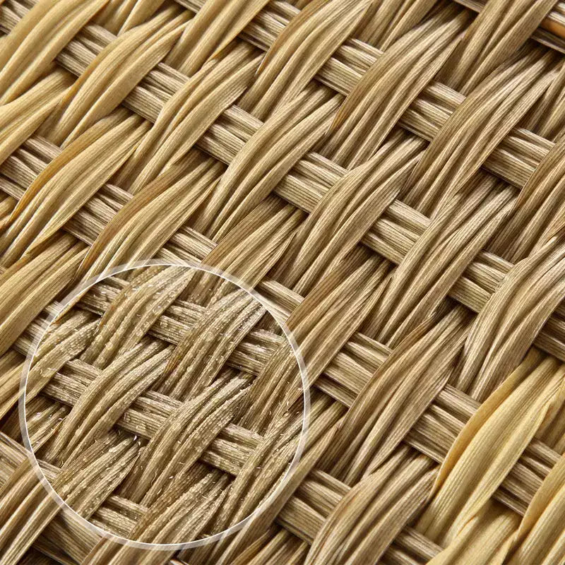 Cesto portaoggetti con coperchio, contenitore da 65 litri (17,2 galloni), cesto porta coperte intrecciato con manici, pieghevole, fodera rimovibile, struttura in metallo
