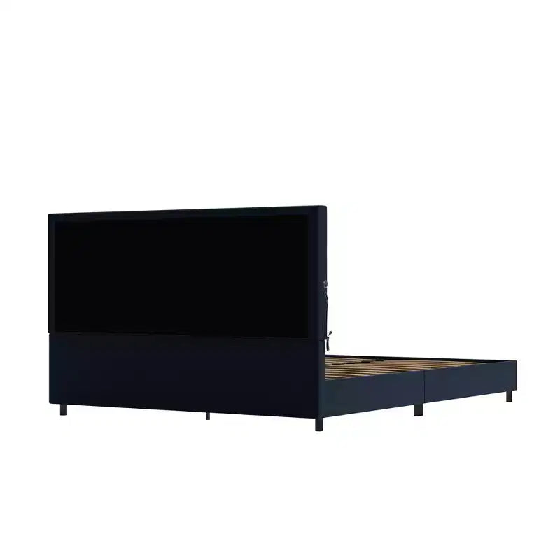 Letto imbottito Paxson con porta di ricarica USB