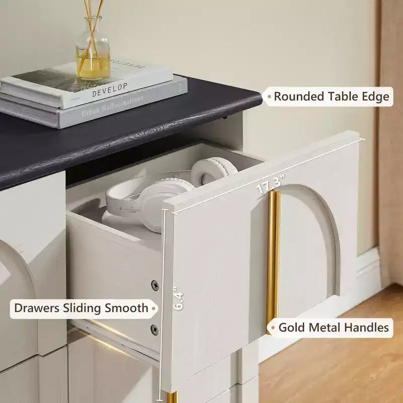 Comò a 9 cassetti per camera da letto, cassettiera moderna da 52W, scrivania da trucco, mobile porta TV per soggiorno, cassetti per armadio, organizer per mobili