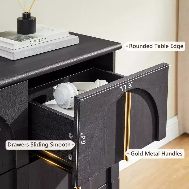 Comò a 9 cassetti per camera da letto, cassettiera moderna da 52W, scrivania da trucco, mobile porta TV per soggiorno, cassetti per armadio, organizer per mobili