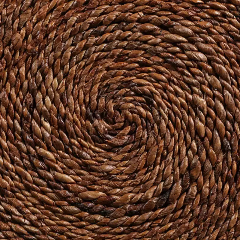 Panca contenitore in tessuto naturale per l'arredamento della camera da letto - Elegante panca ottomana con scomparto nascosto per coperte in soggiorno - 19, Marrone e Tan
