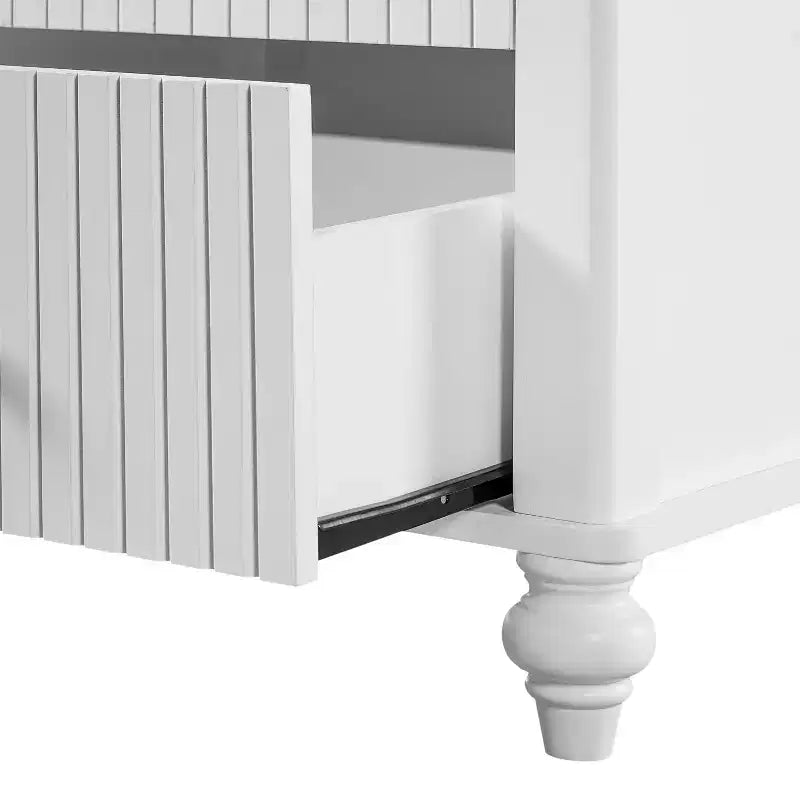 Comodini moderni in legno Fabien con 2 cassetti, 2 comodini