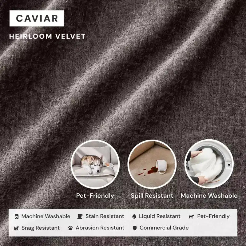 Divano Anabei modulare lavabile a 4 posti | Seduta Deluxe+ e cuscino Cloud