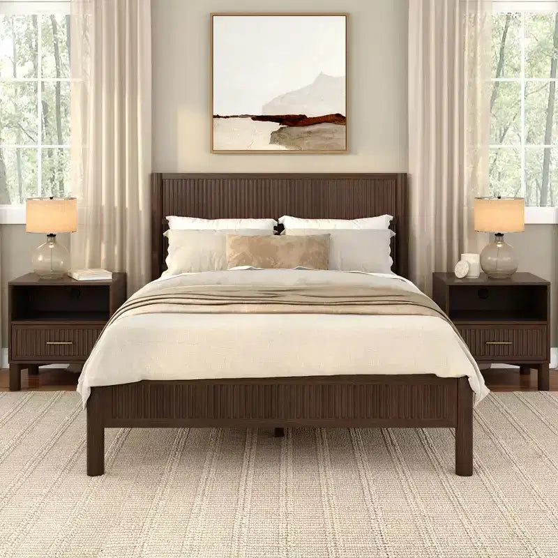 Letto matrimoniale Sera Fluted
