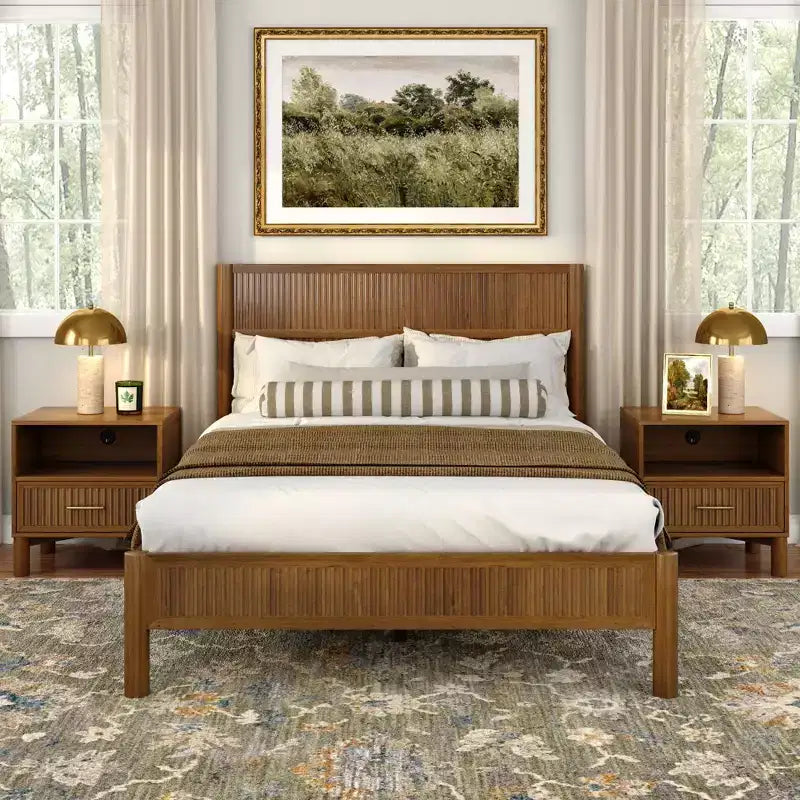 Letto matrimoniale Sera Fluted