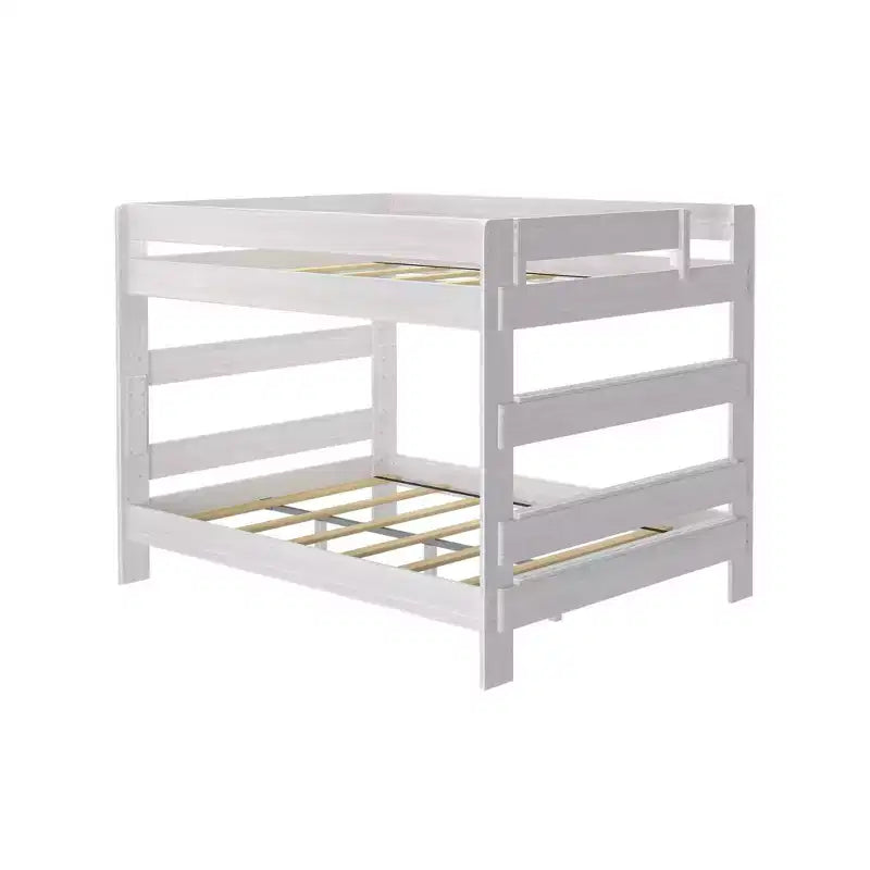 Letto a castello, struttura letto a castello Queen-Over-Queen per bambini, letto a castello in legno massiccio per bambini, nessuna molla a scatola necessaria