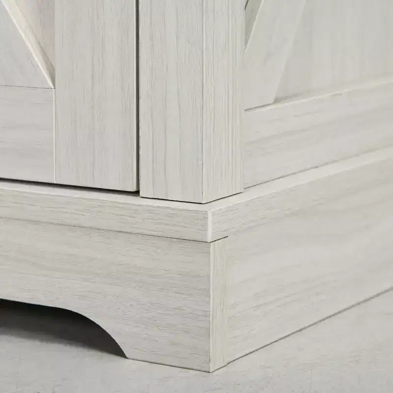 Tavolino da salotto con stazione di ricarica e porte USB, tavolino in stile rustico con armadietto per soggiorno, bianco anticato